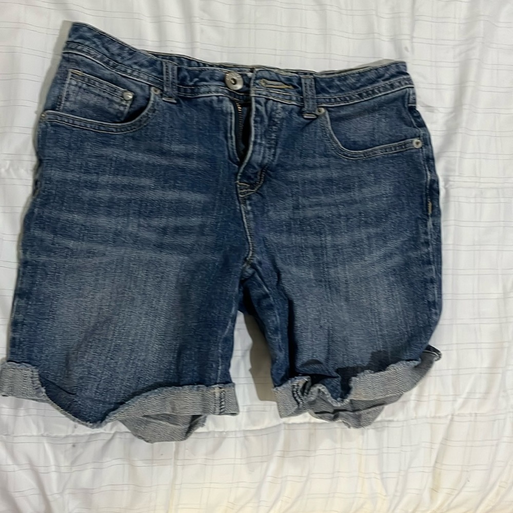 Justice Girls/Kids Medium Wash Shorts